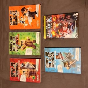 Diary of an 8-Bit Warrior & The Elementia - Bundle of 5 books.